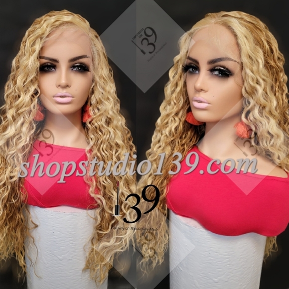 Human hair HD waterwave lace front wig - Picture 3 of 5